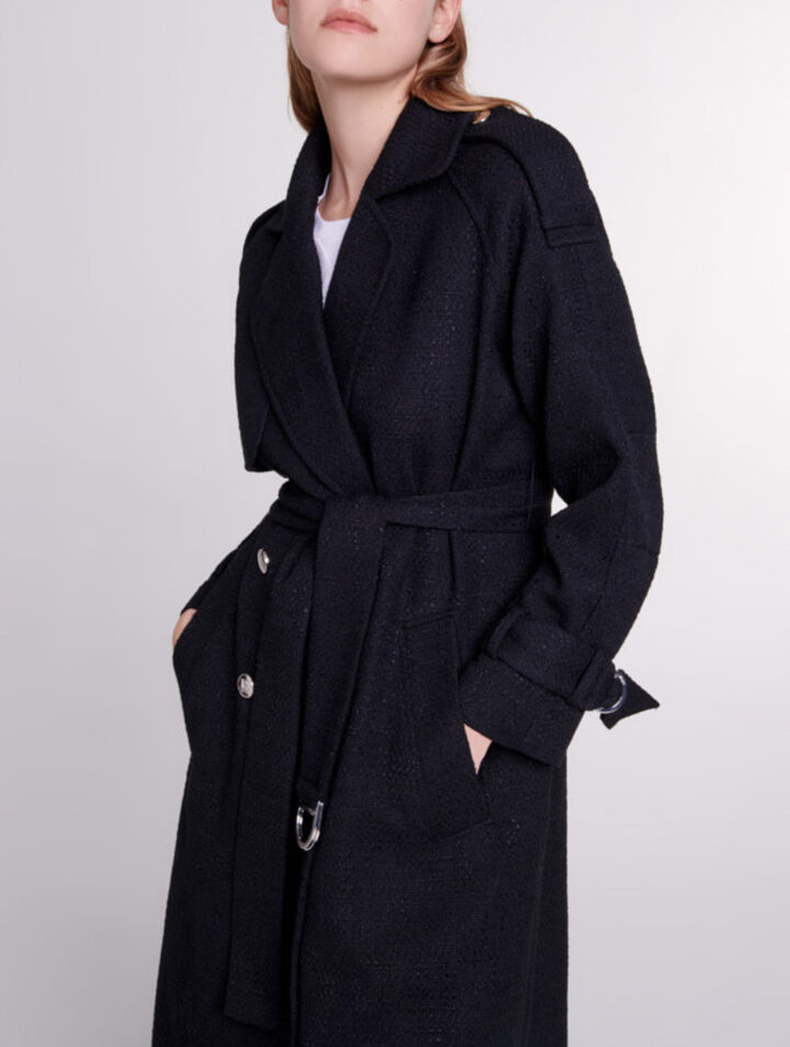 Trench en tweed