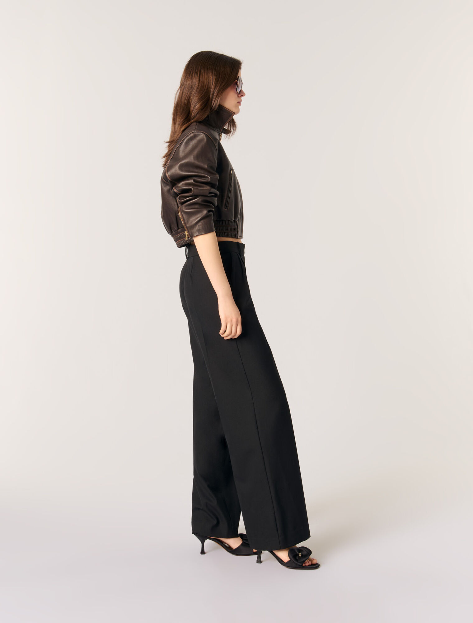 Pantalon large de costume