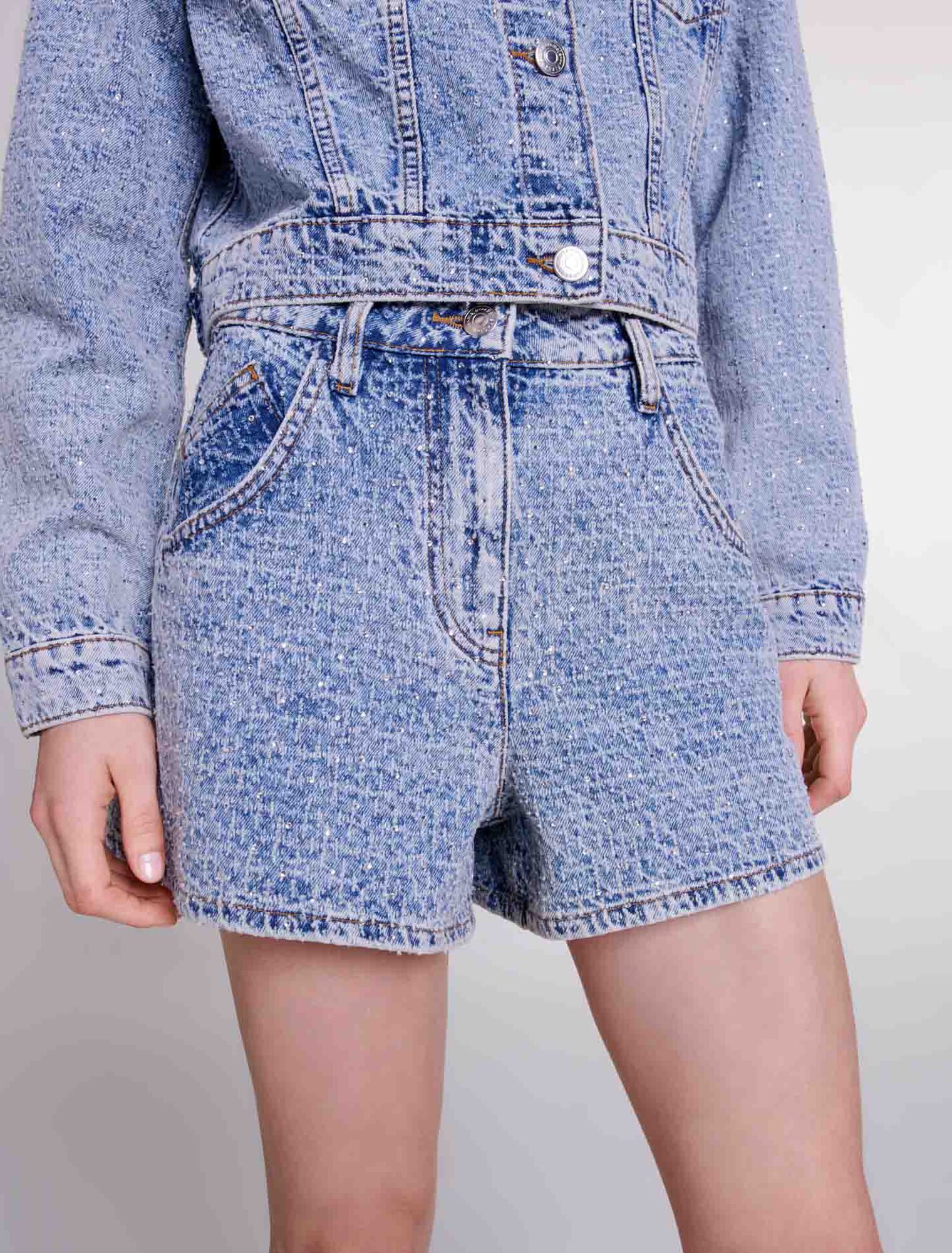 Short en denim