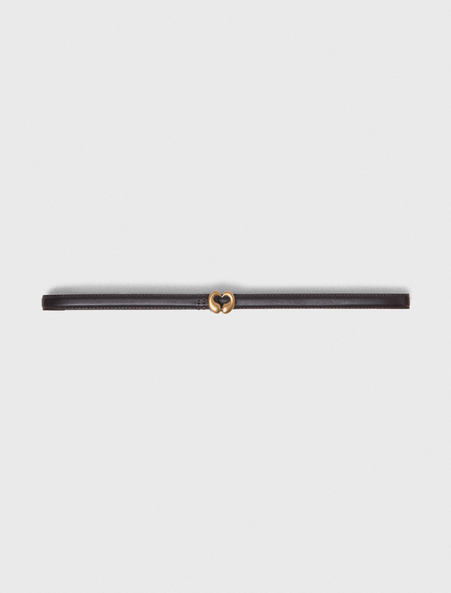 Ceinture fine en cuir