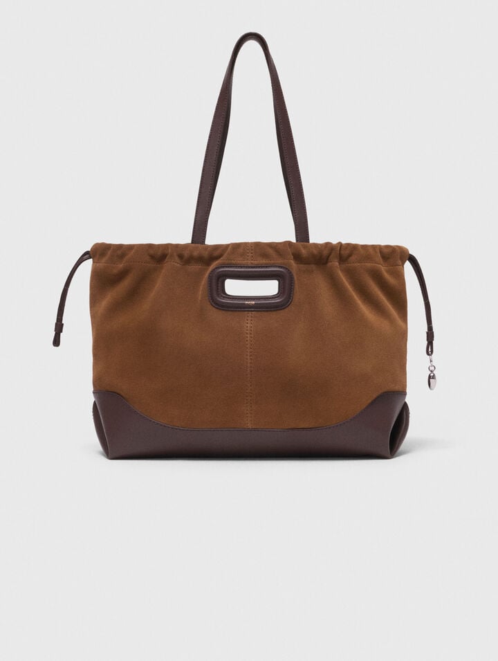 Sac M Tote en mix cuir/suède