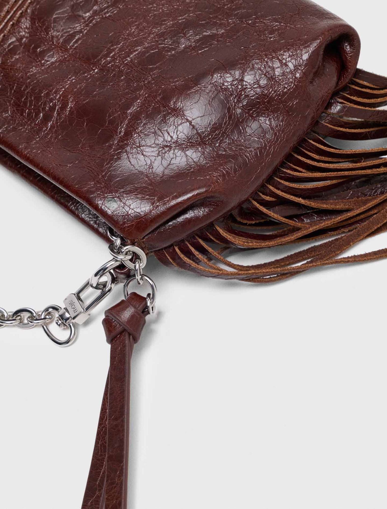 Pochette Miss M pouch en cuir vernis