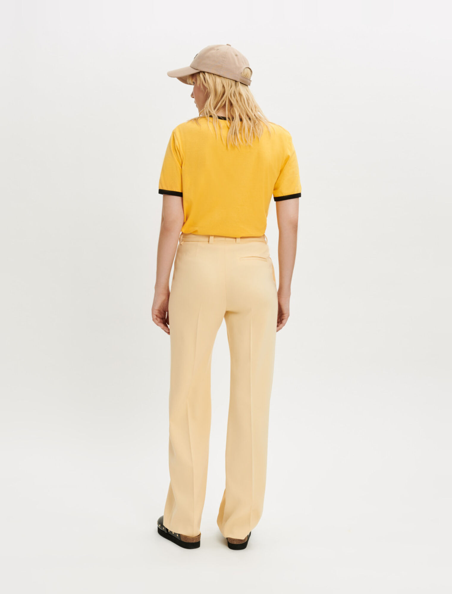 Pantalon tailleur droit