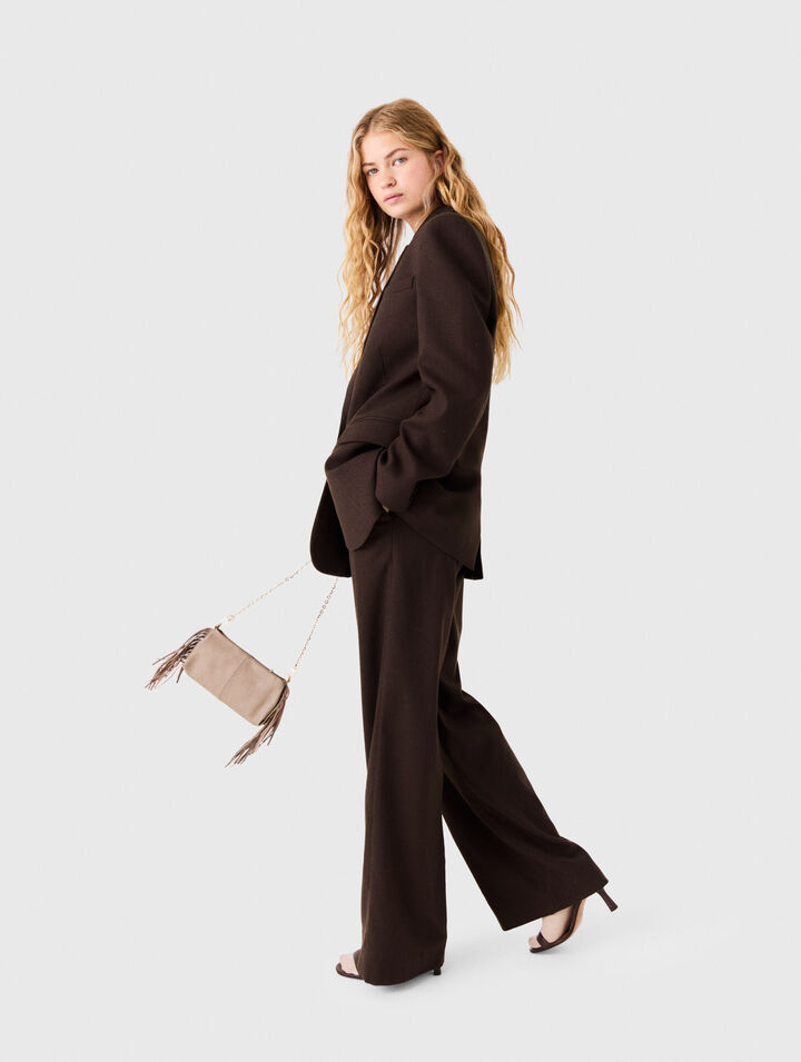 Veste de tailleur strass&eacute;