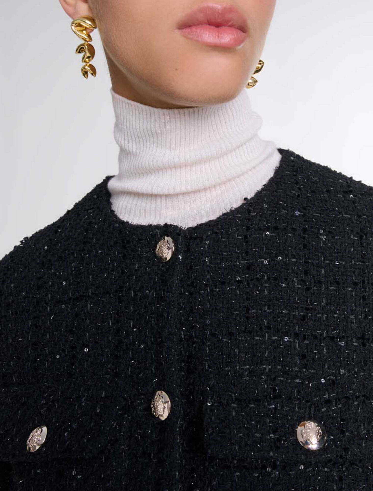 Veste en tweed sequins