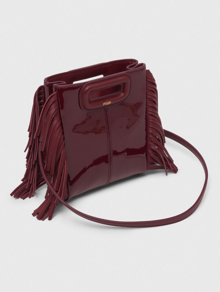Sac M mini en cuir lisse
