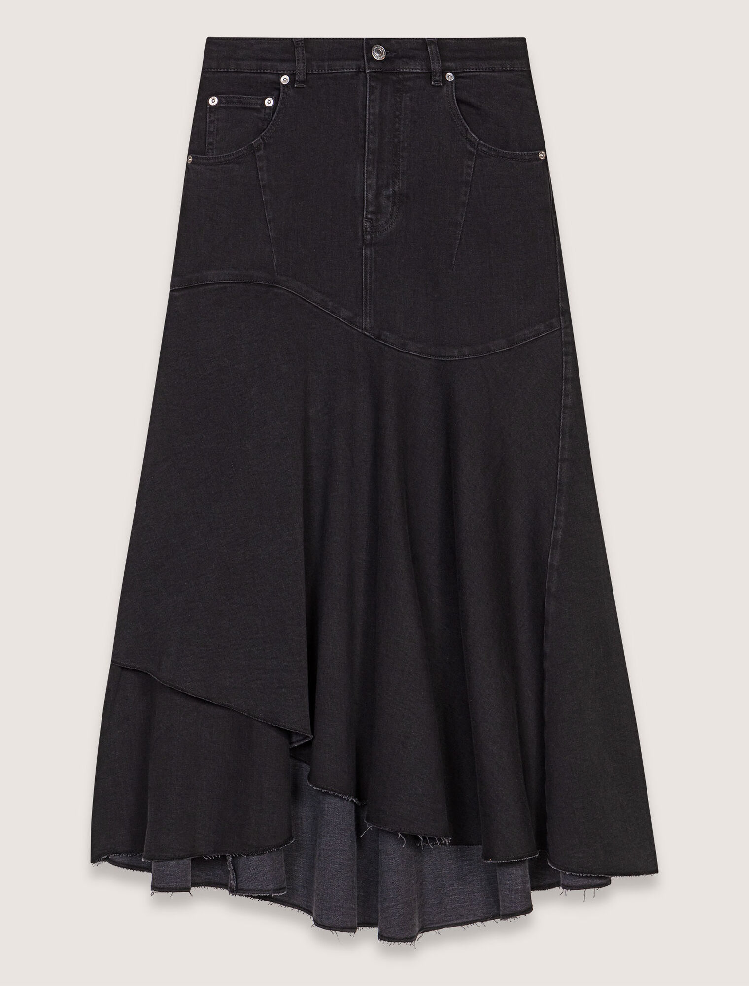 Jupe longue asymétrique