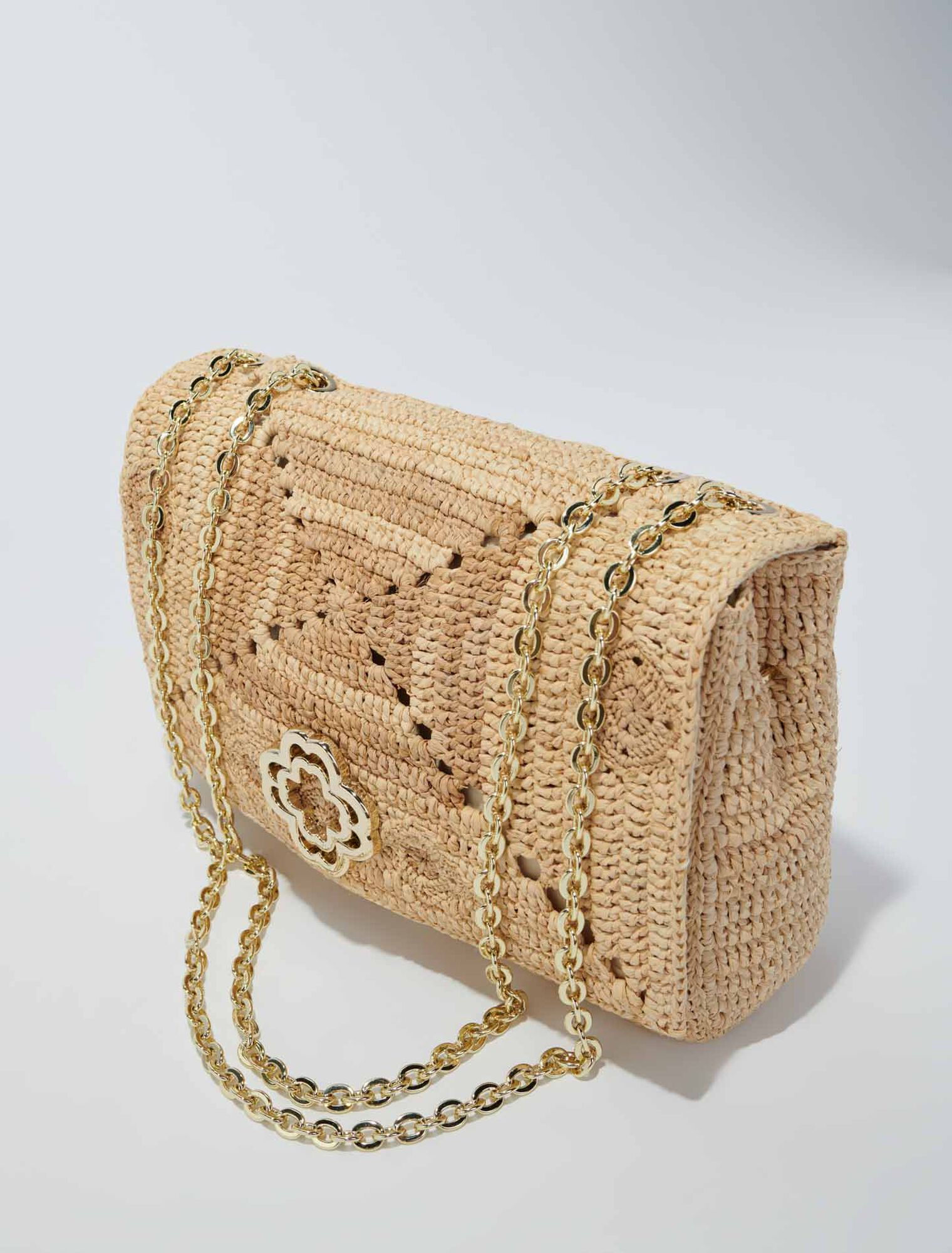 Sac clover raphia fait à la main