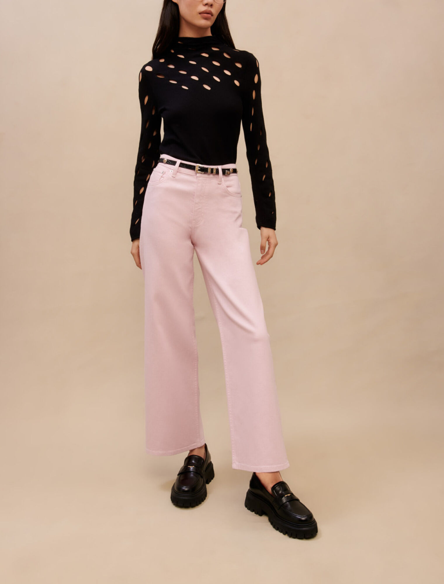 Jean large rose