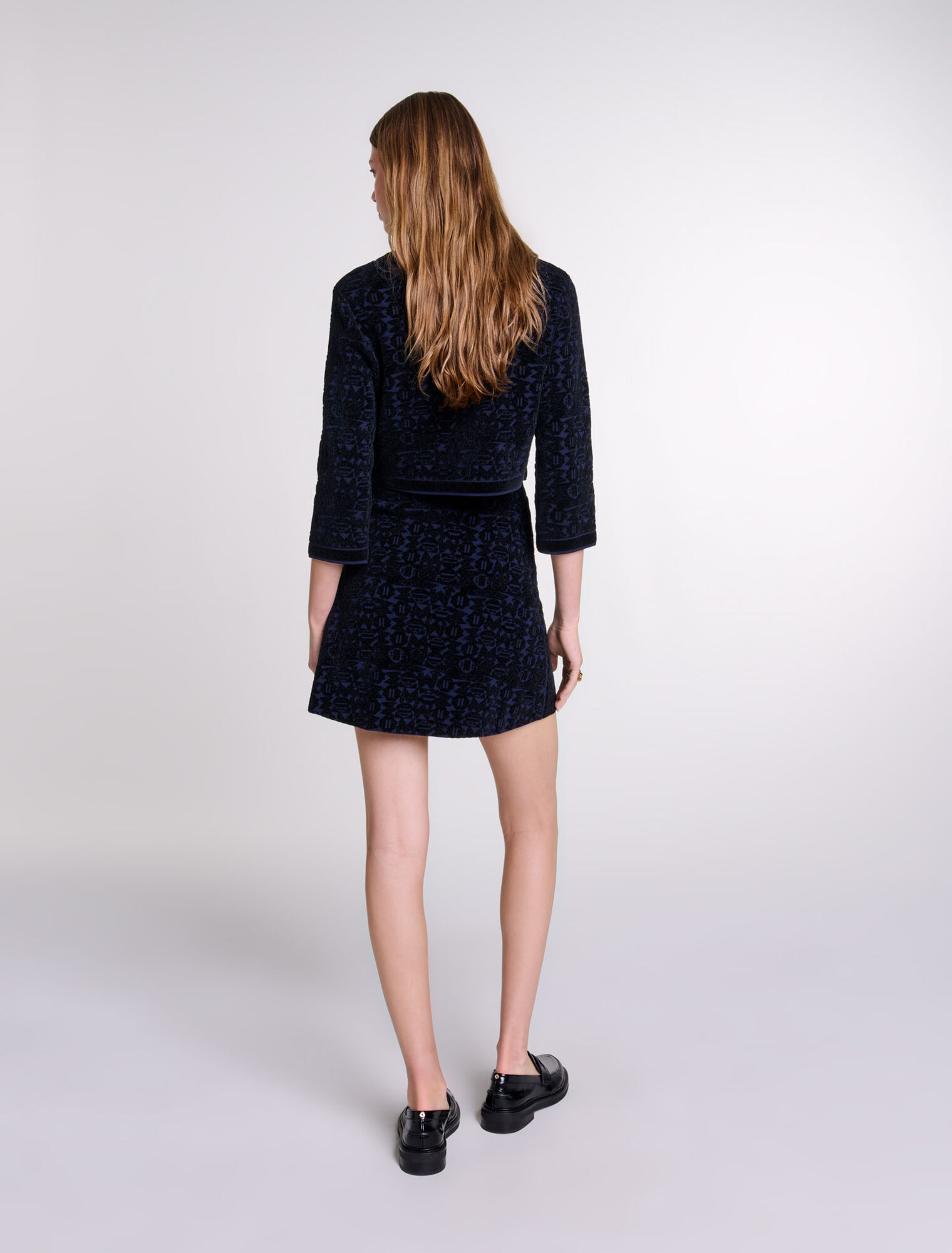 Robe 2-en-1 en maille velours