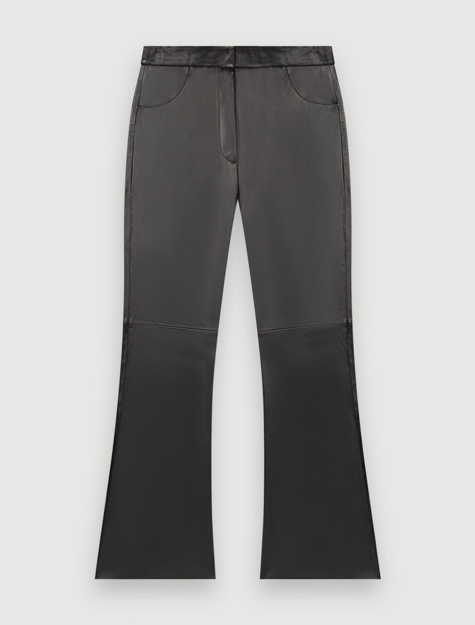 Pantalon en cuir noir