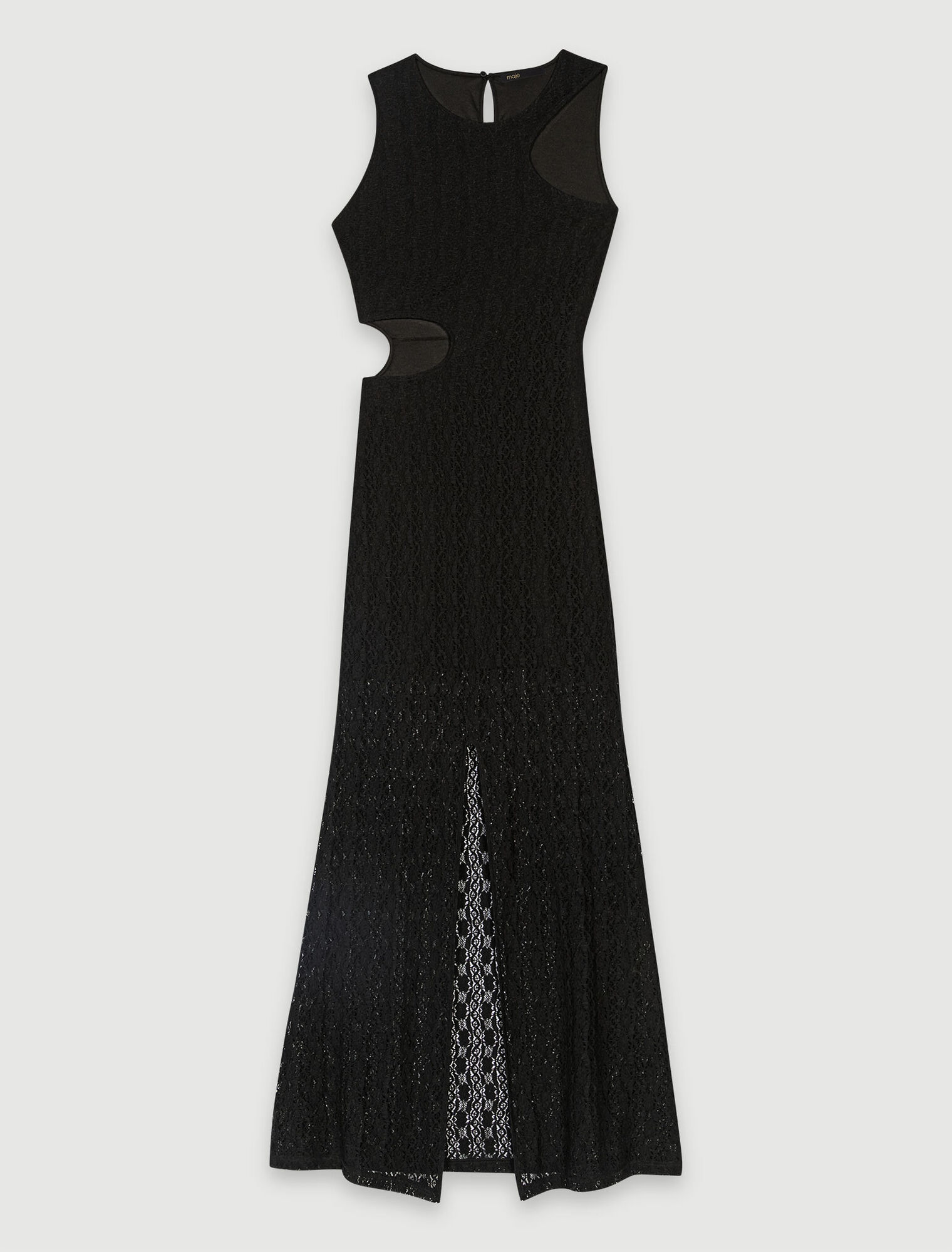 Robe longue en dentelle