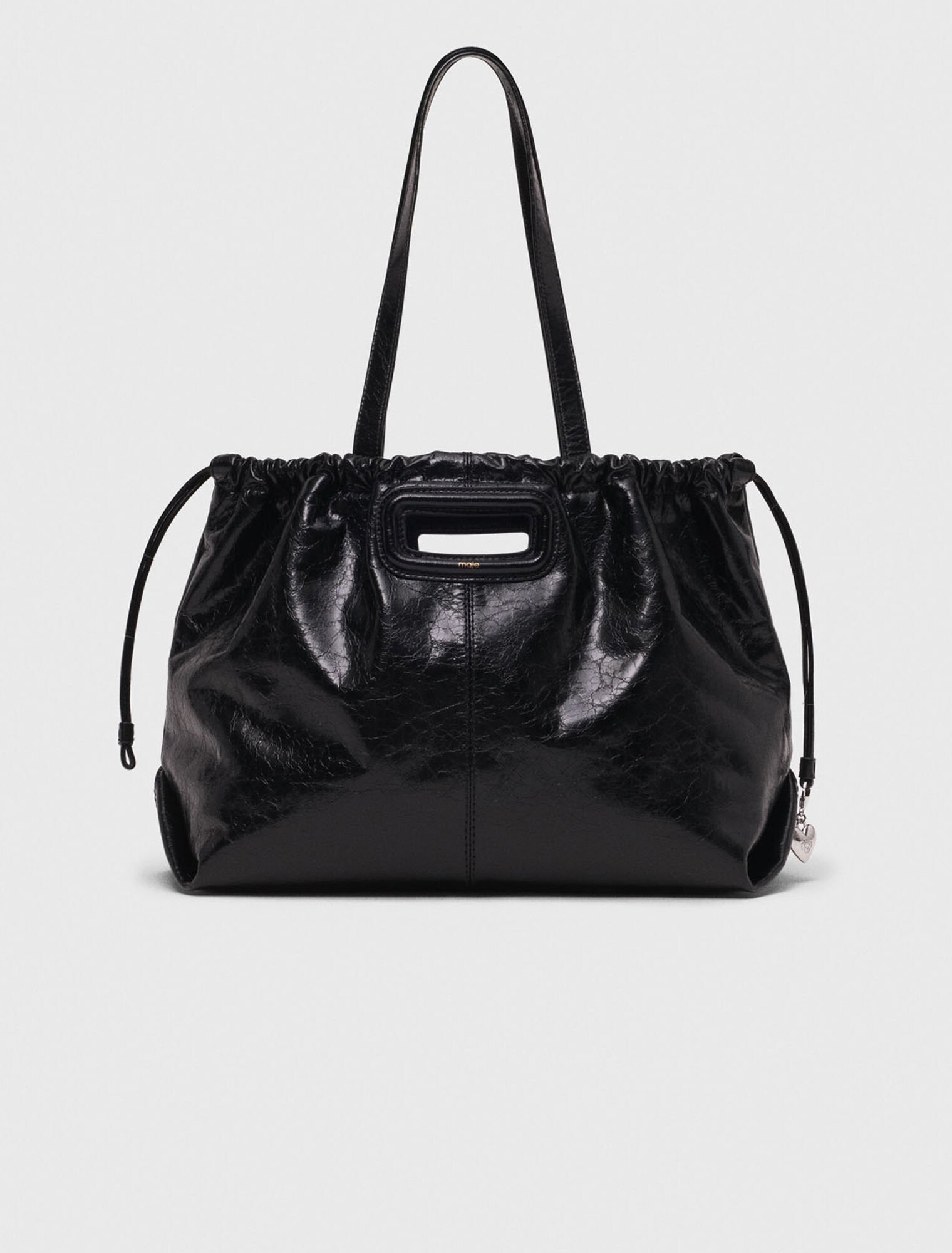Sac M tote en cuir craquelé