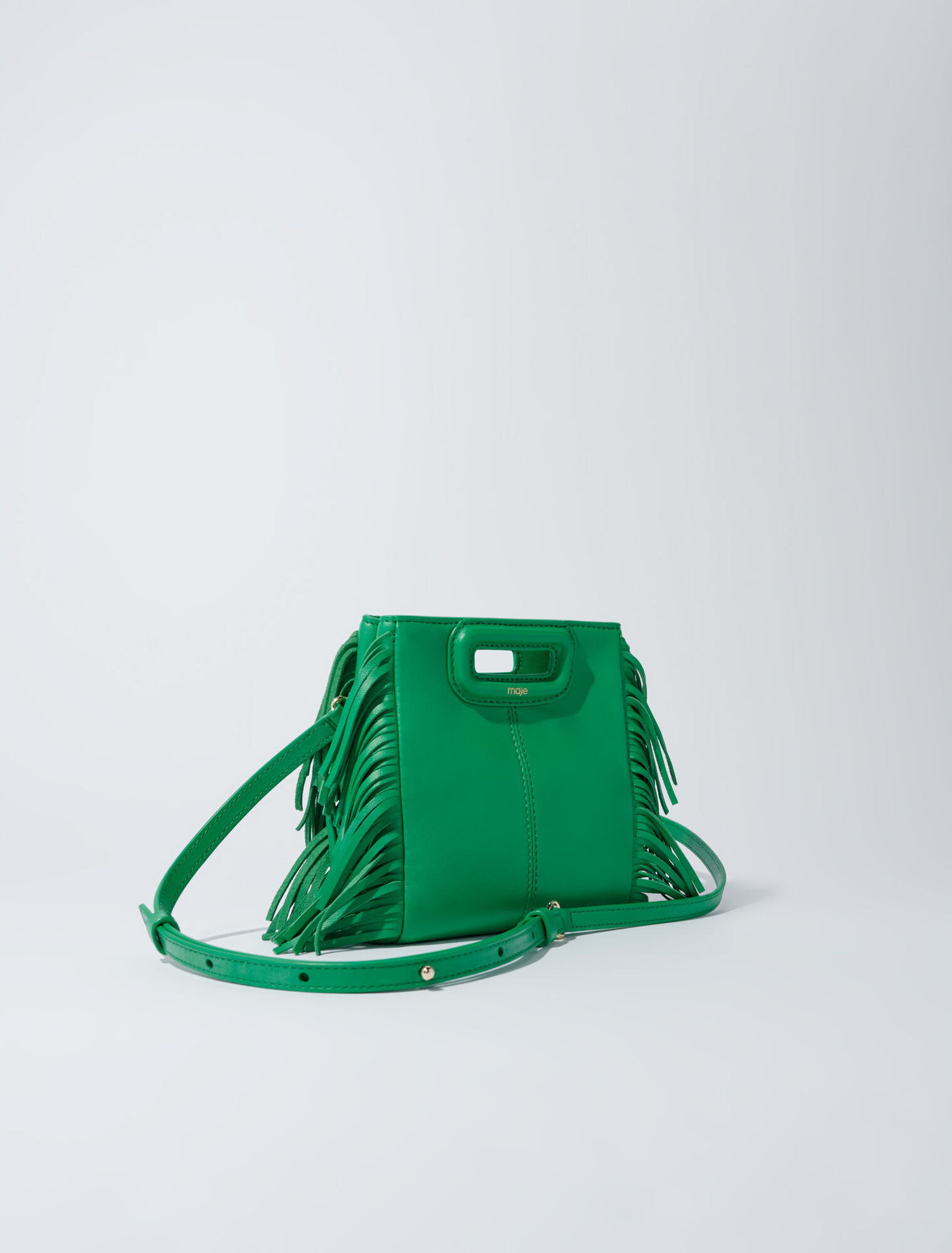 Sac M mini en cuir lisse