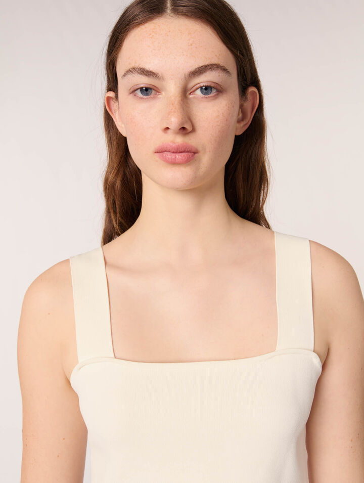 Crop top en maille