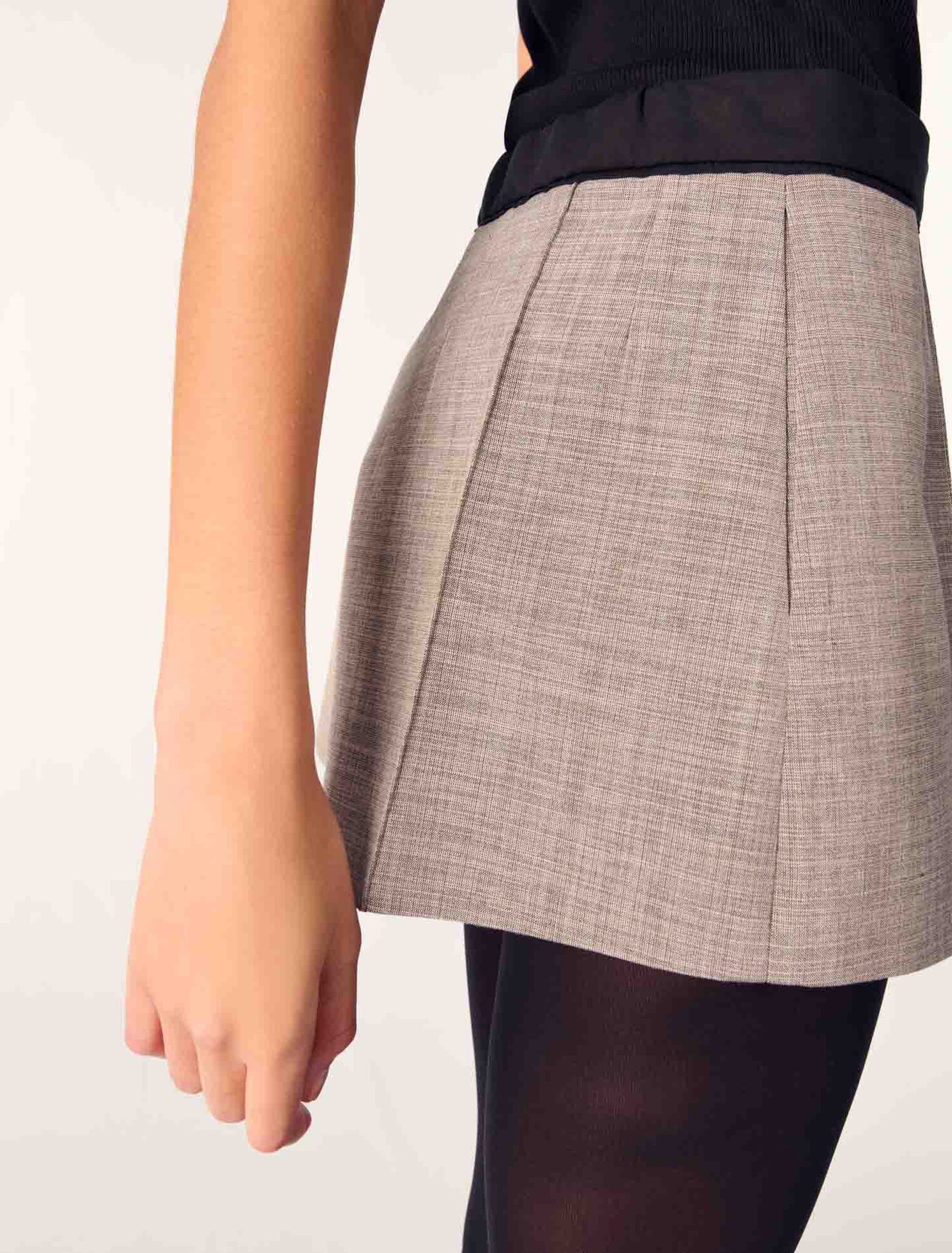 Short de tailleur à pinces