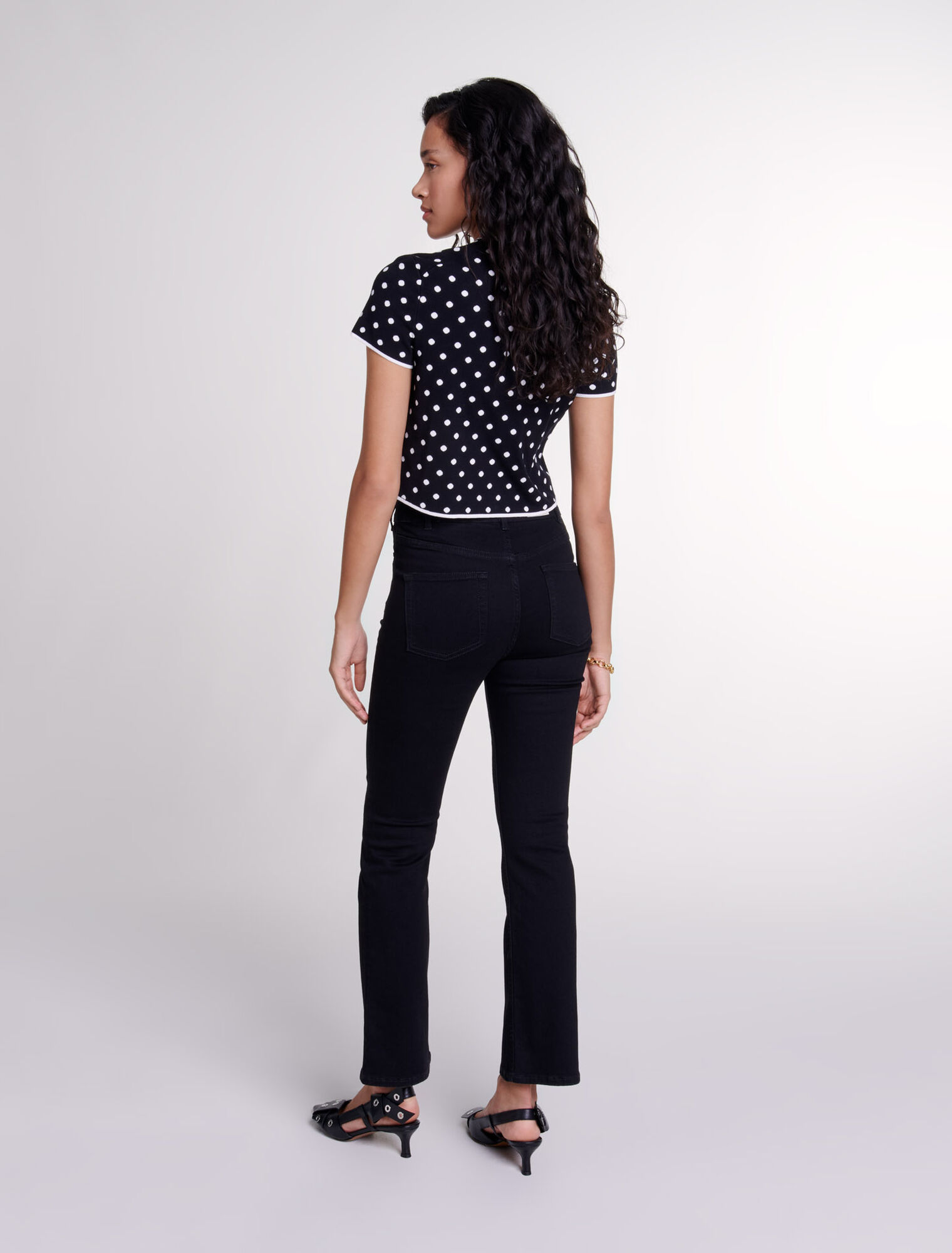 Top en maille jacquard 