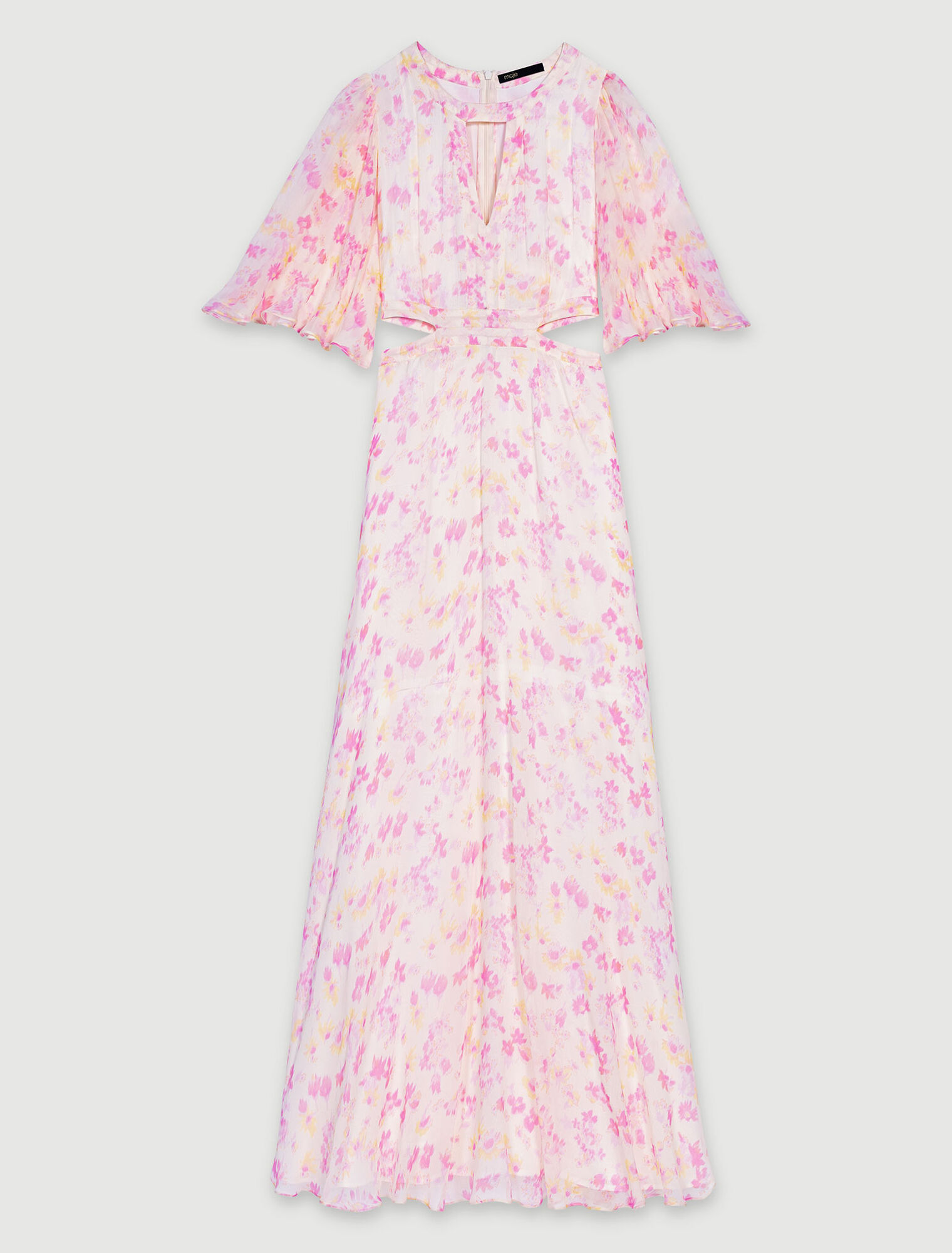 Robe longue à imprimé fleuri
