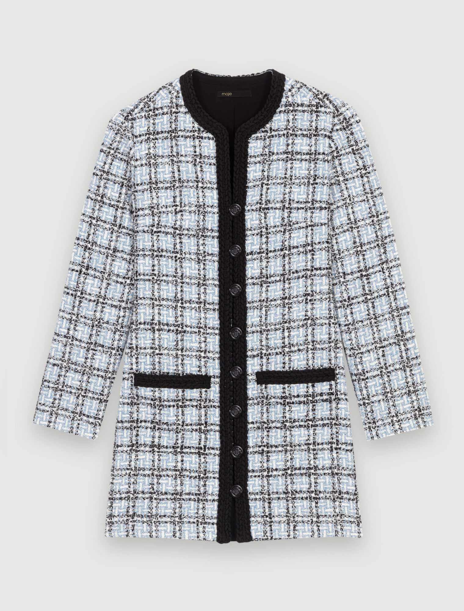 Robe effet tweed