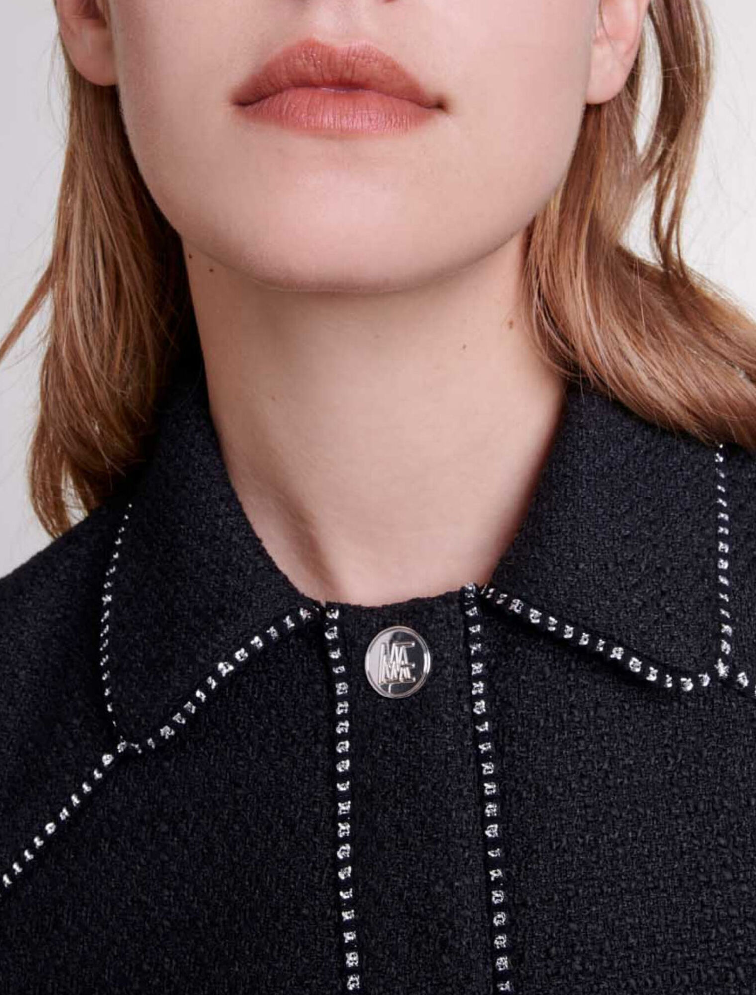 Robe courte en tweed