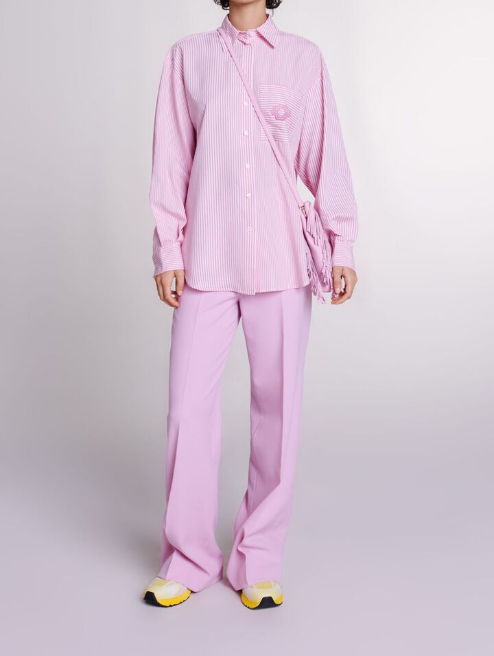 Pantalon de tailleur large