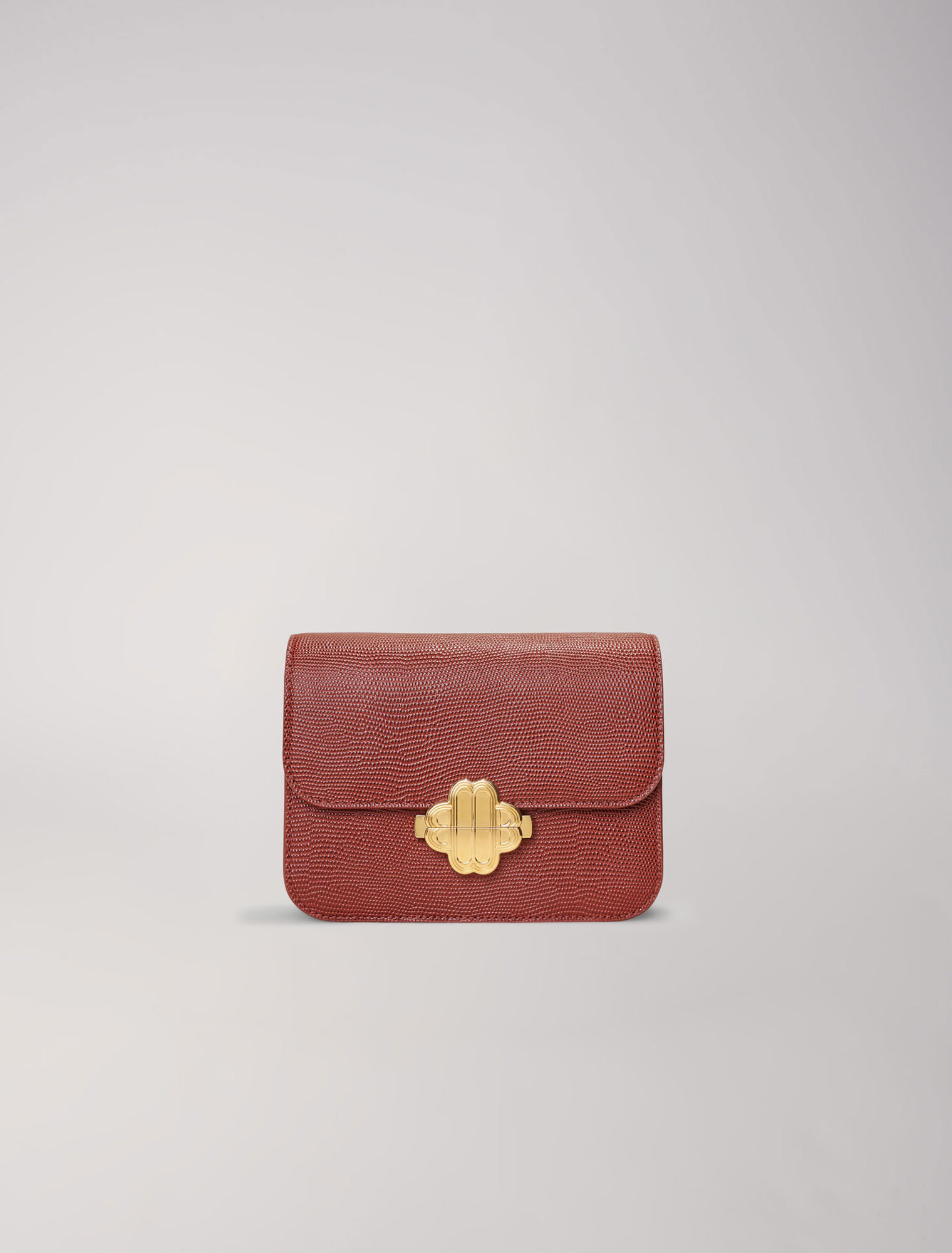 Sac Clover en cuir effet lézard