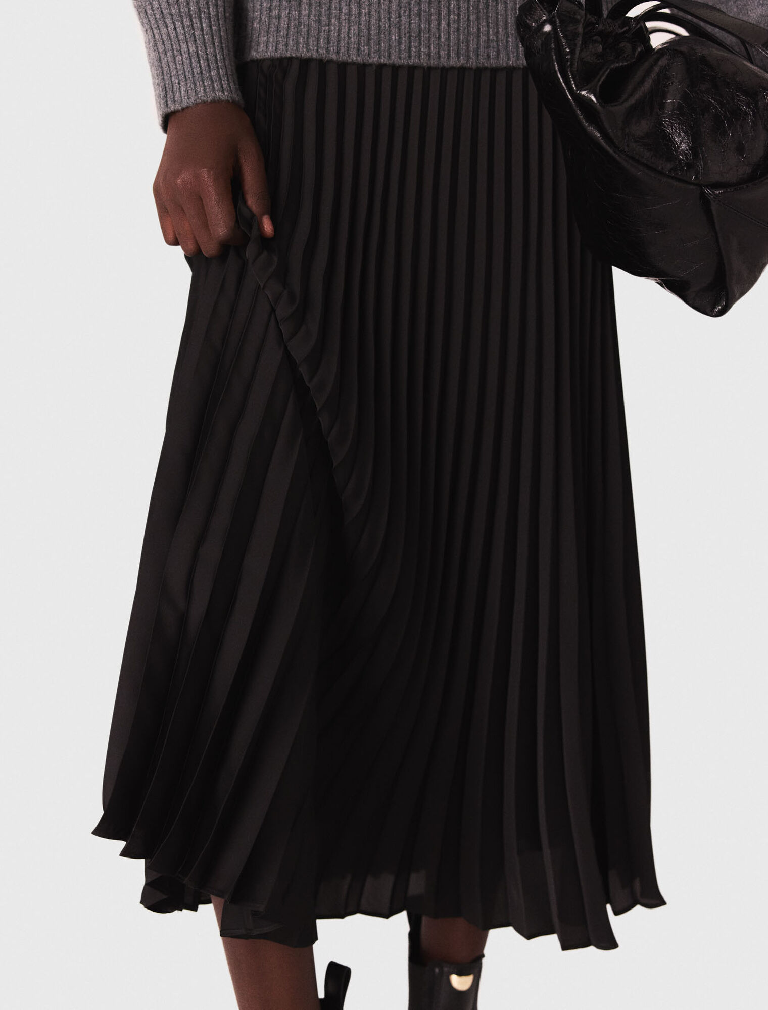 Robe longue bimatiere