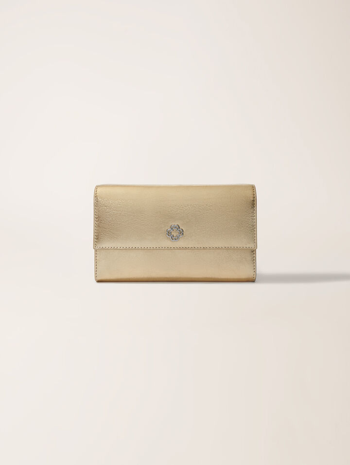 Pochette à chaîne en cuir