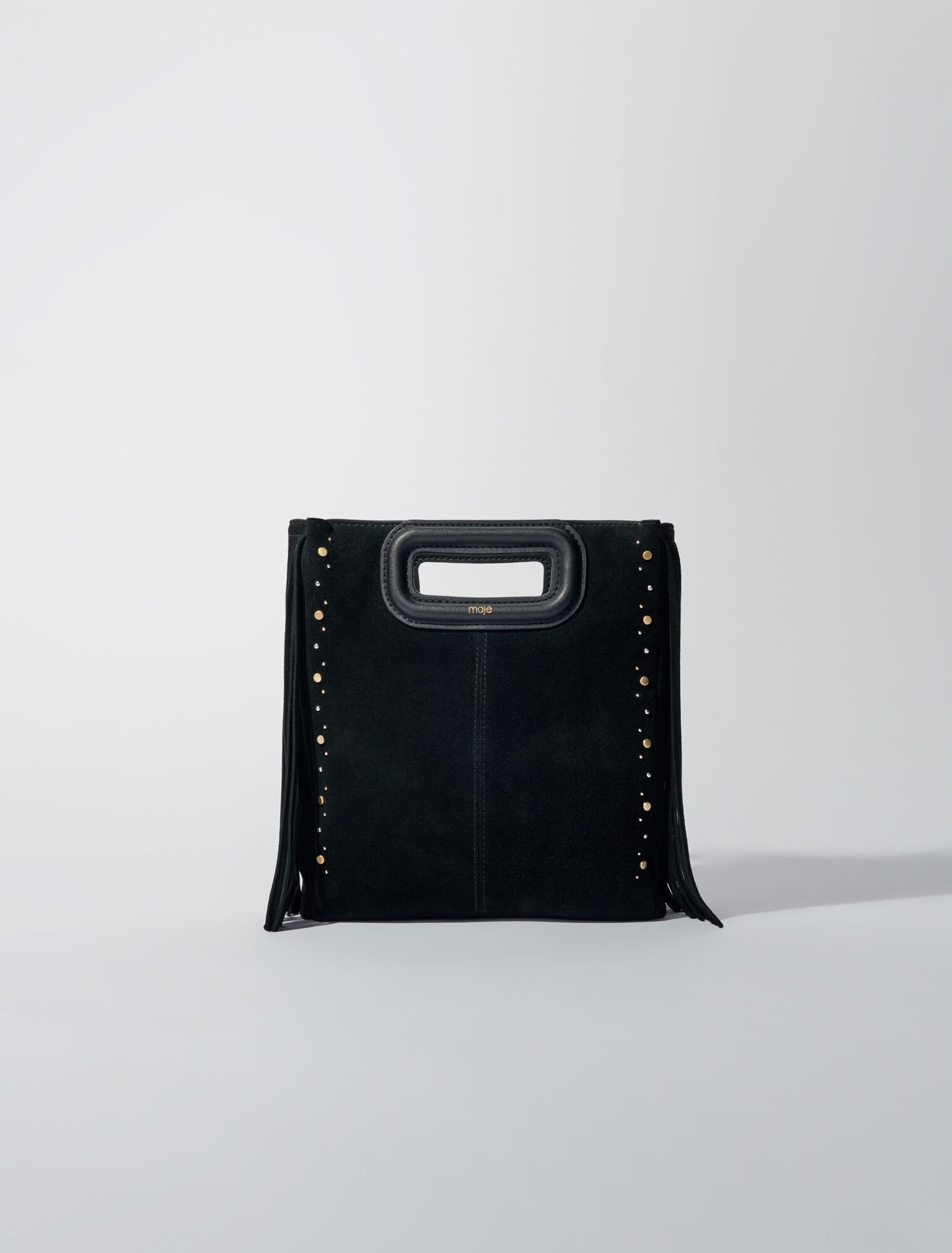 Sac M en suède à studs