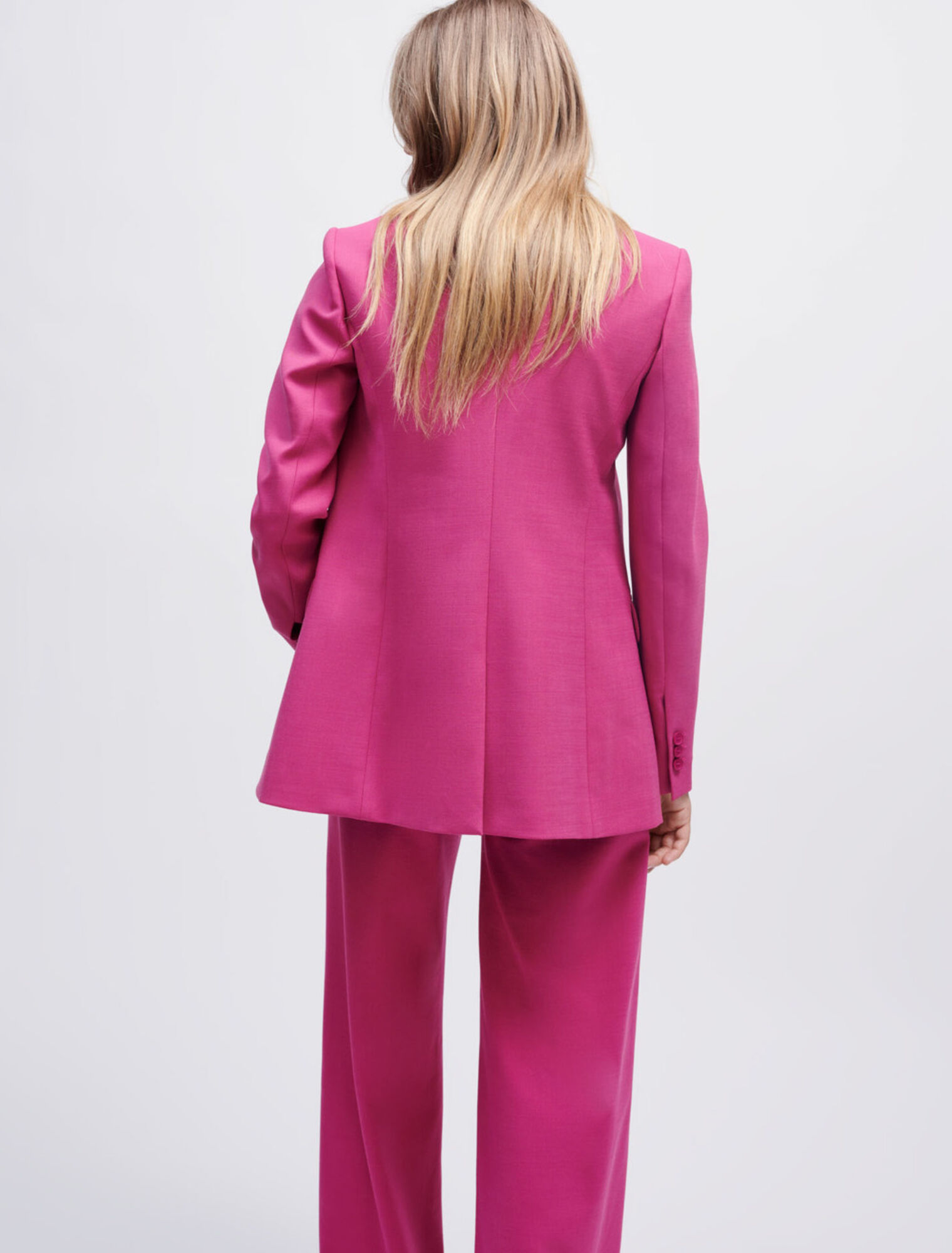 Veste de tailleur croisée et stretch