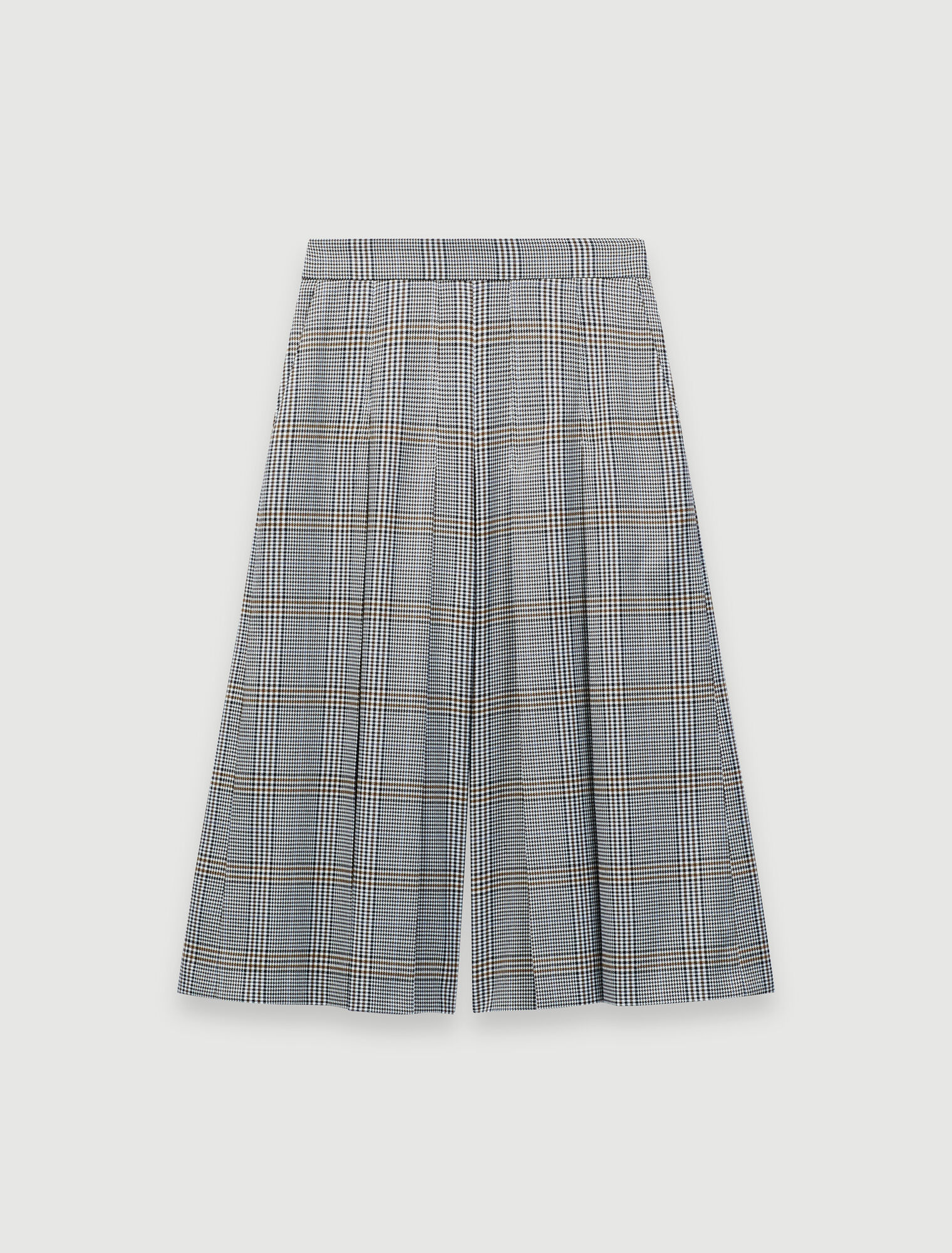 Pantalon à carreaux façon bermuda