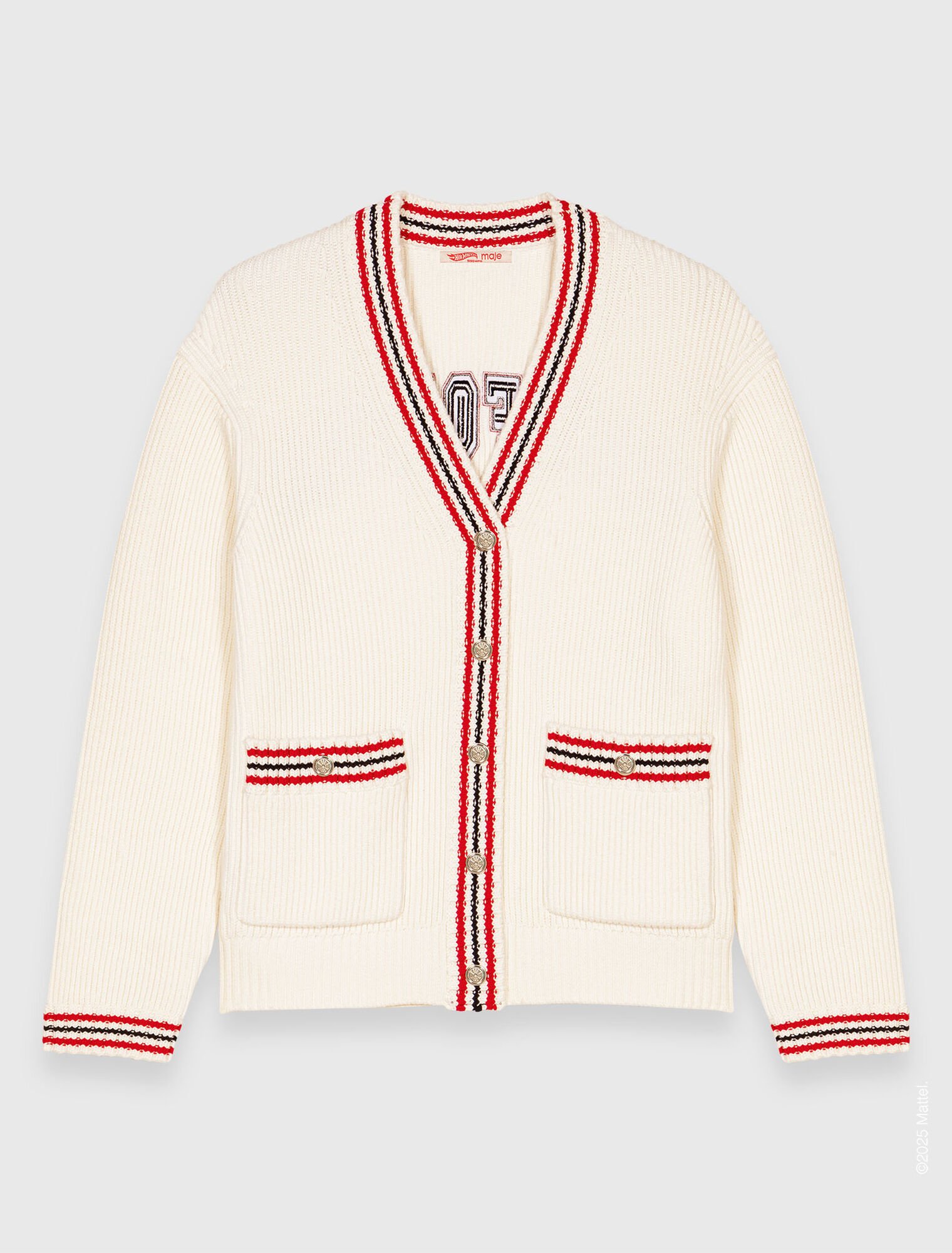 Cardigan long brodé