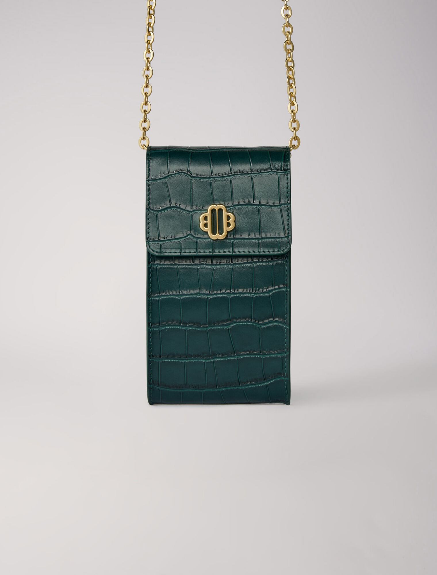 Pochette de téléphone en cuir