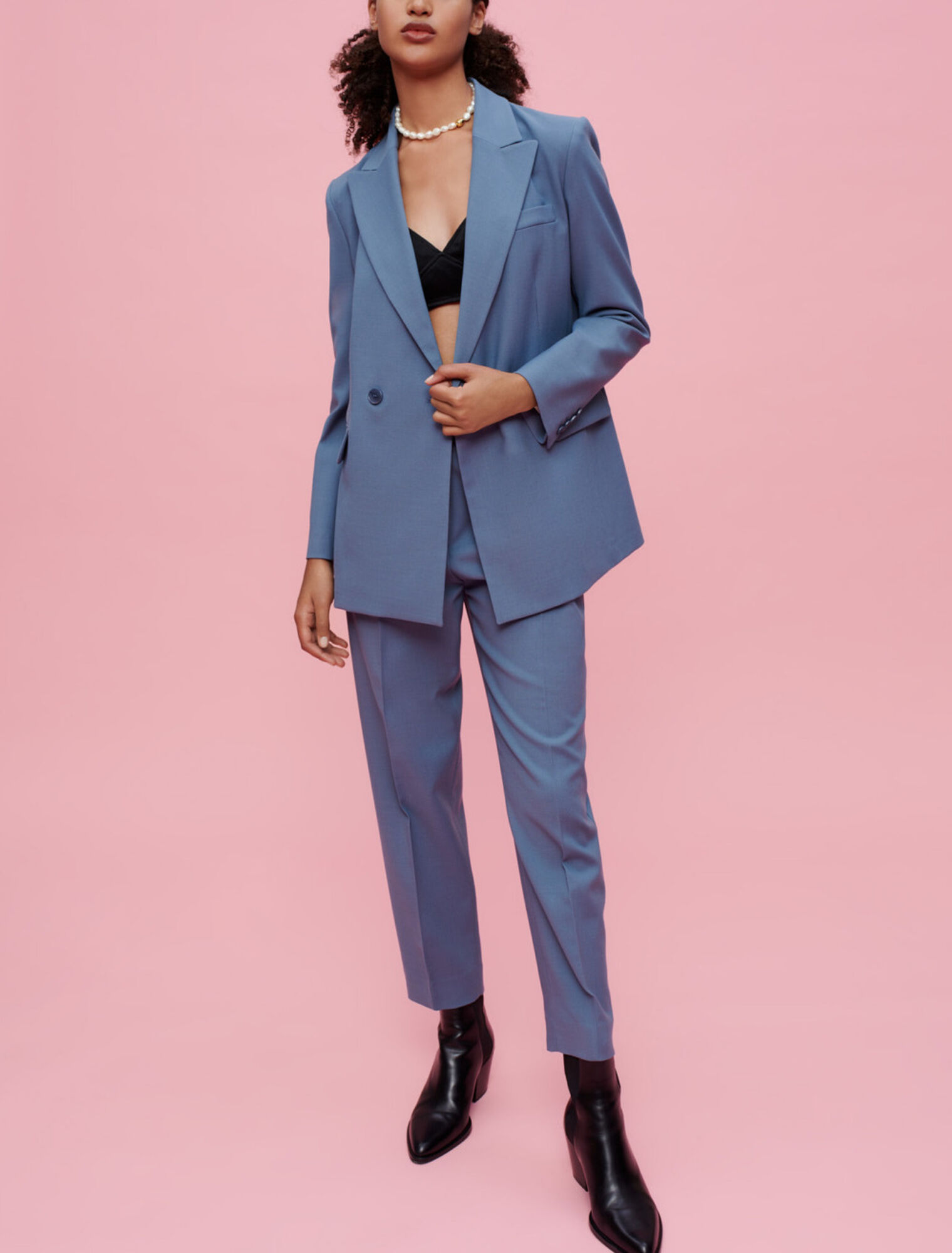 Veste tailleur à double boutonnage