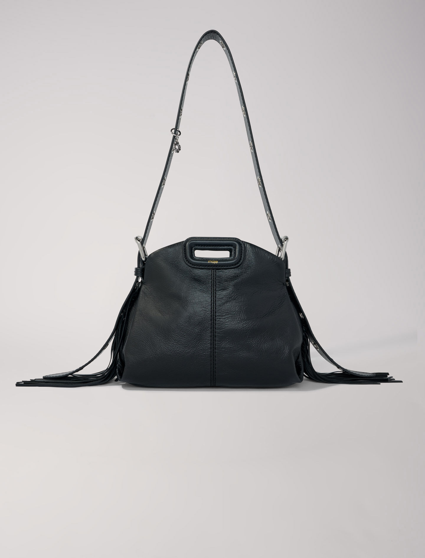 Sac maje m cuir noir best sale