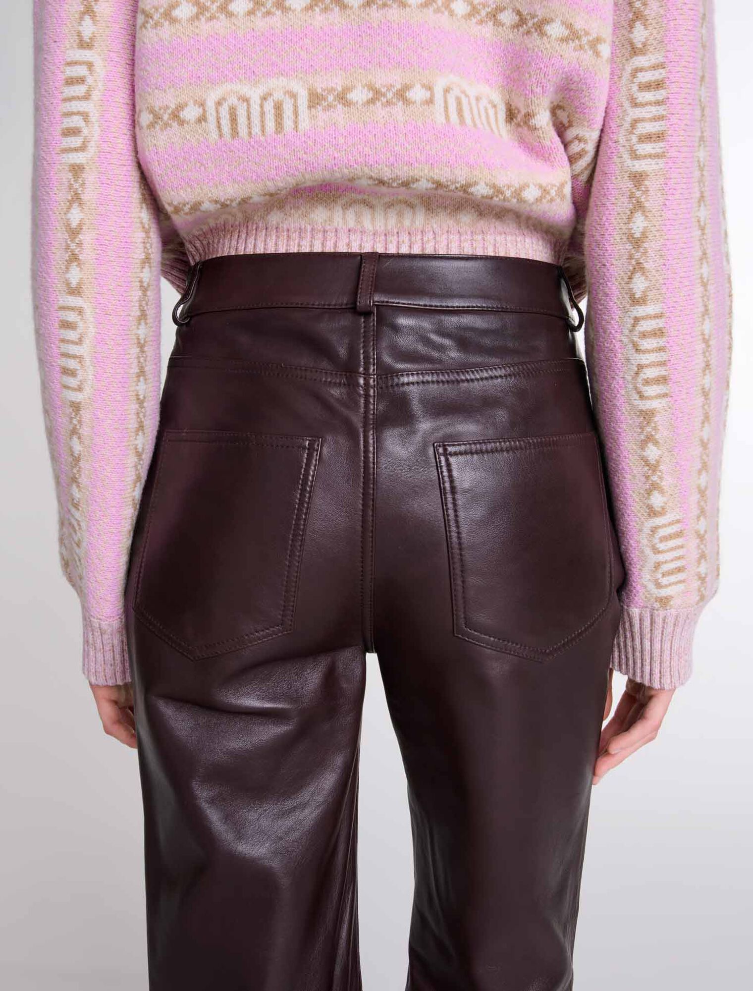 Pantalon en cuir