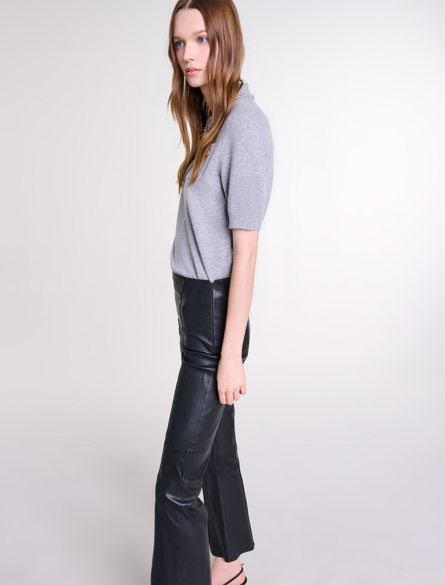 Pantalon en cuir