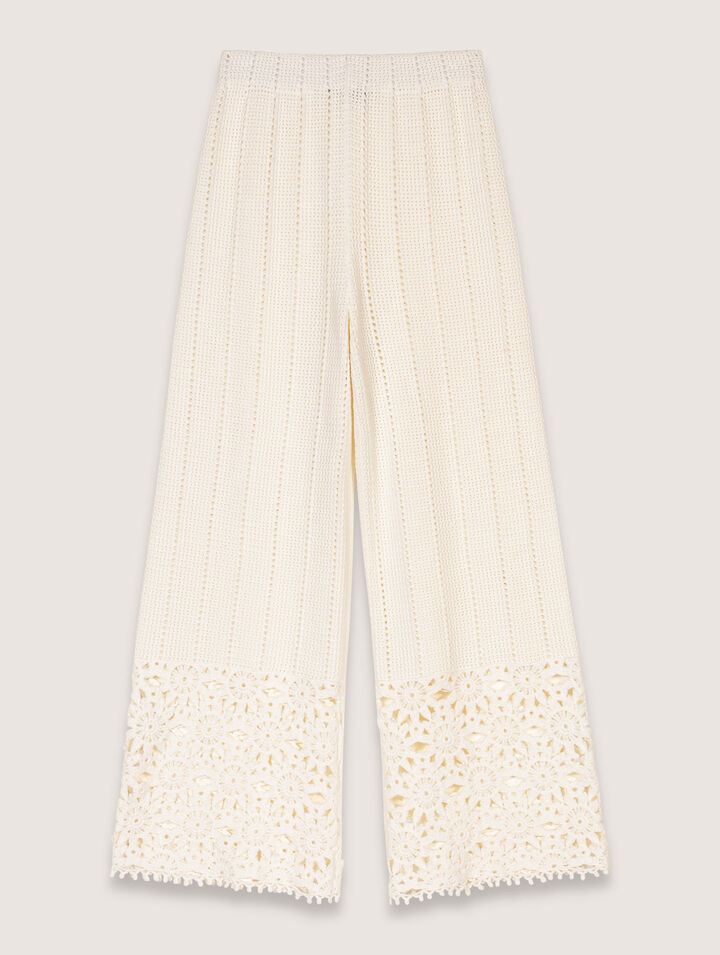 Pantalon en crochet