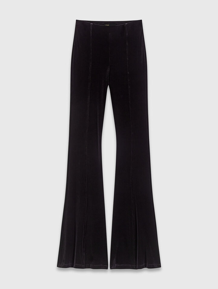Pantalon en velours stretch