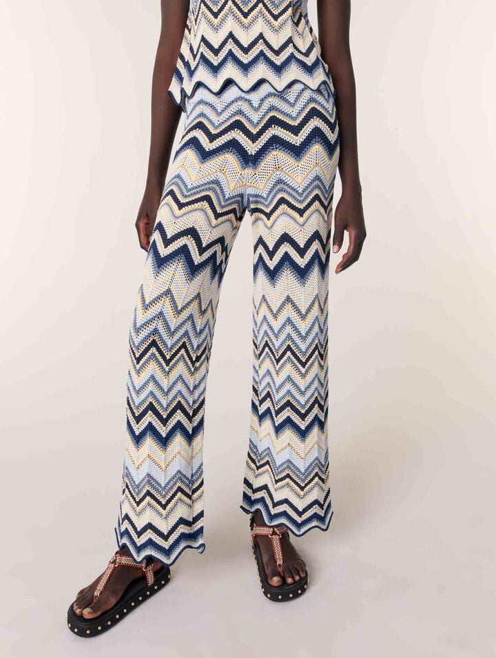Pantalon en crochet