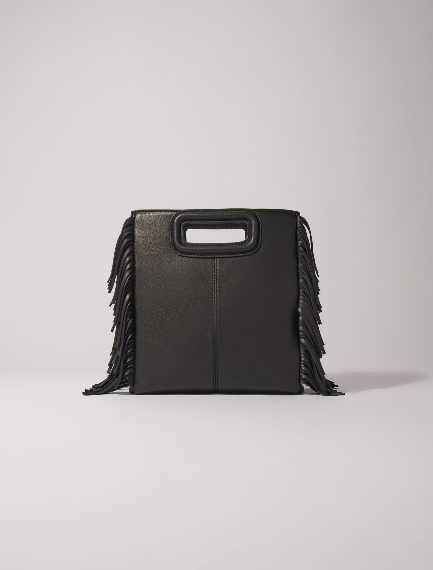 Sac M en cuir à studs