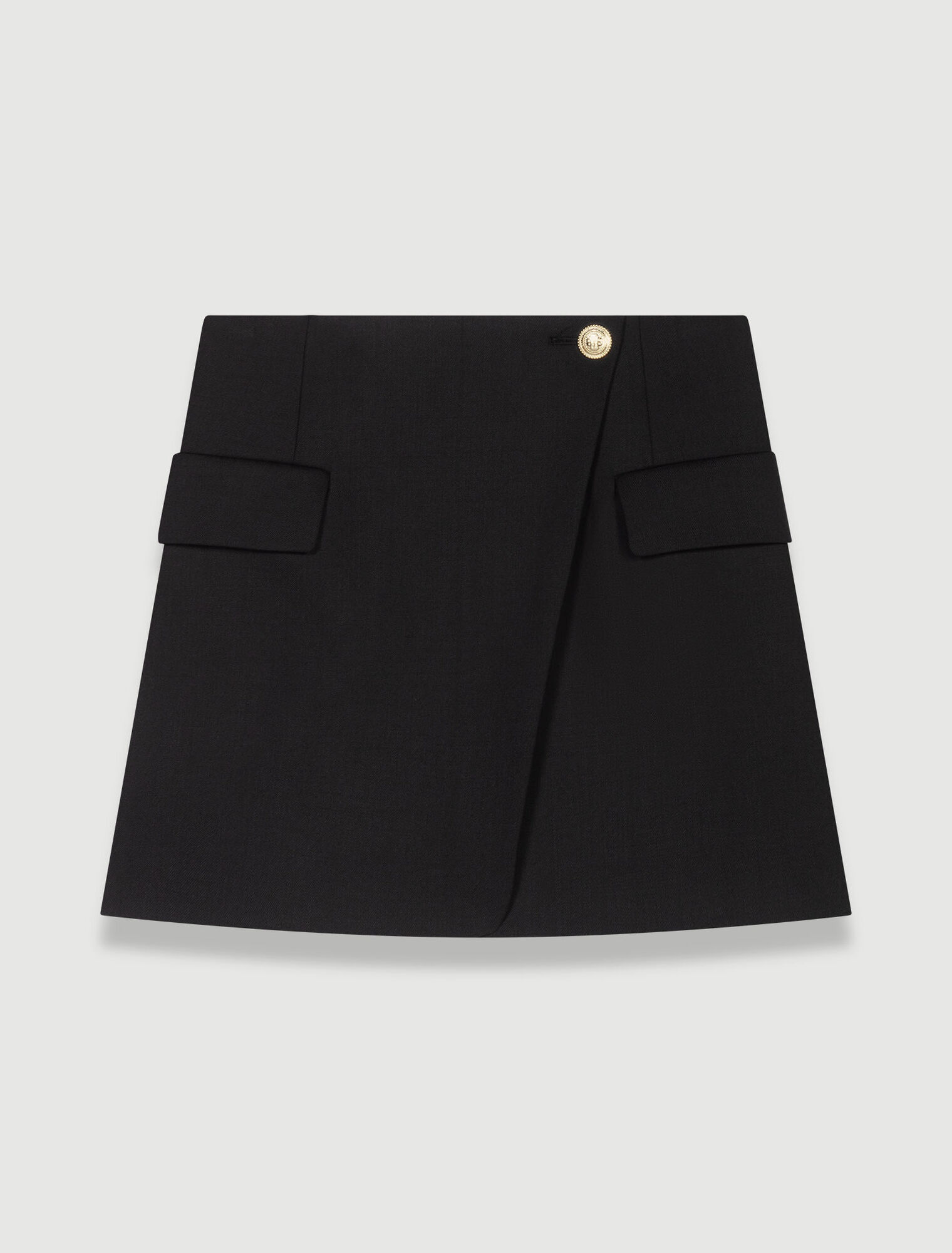 Jupe portefeuille asymétrique