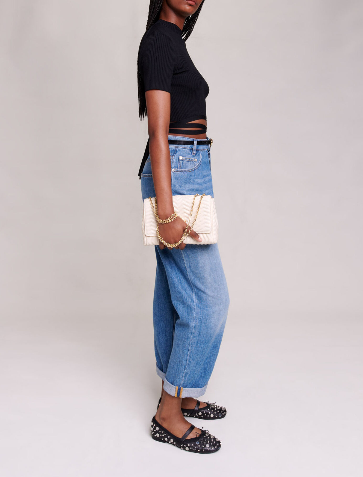 Crop top croisé