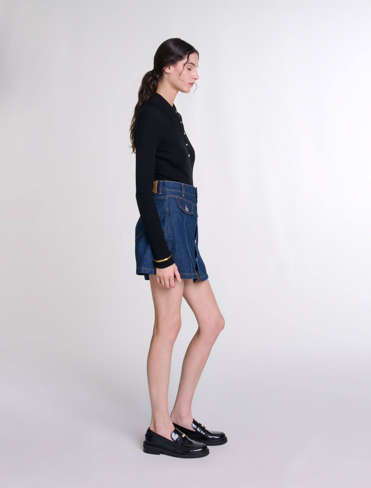 Body en laine et soie