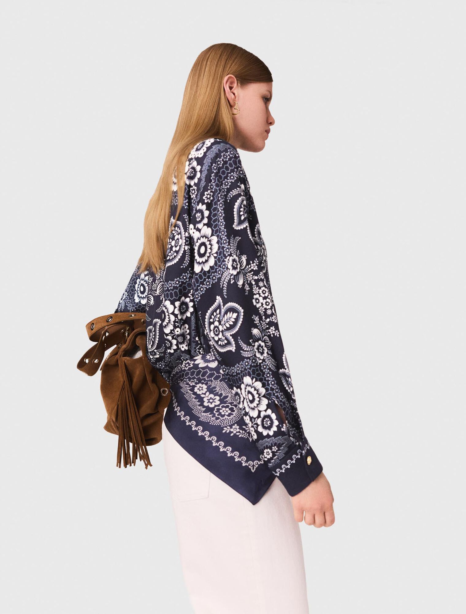 Chemise fluide imprimée
