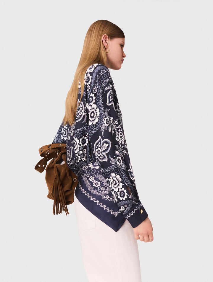 Chemise fluide imprimée