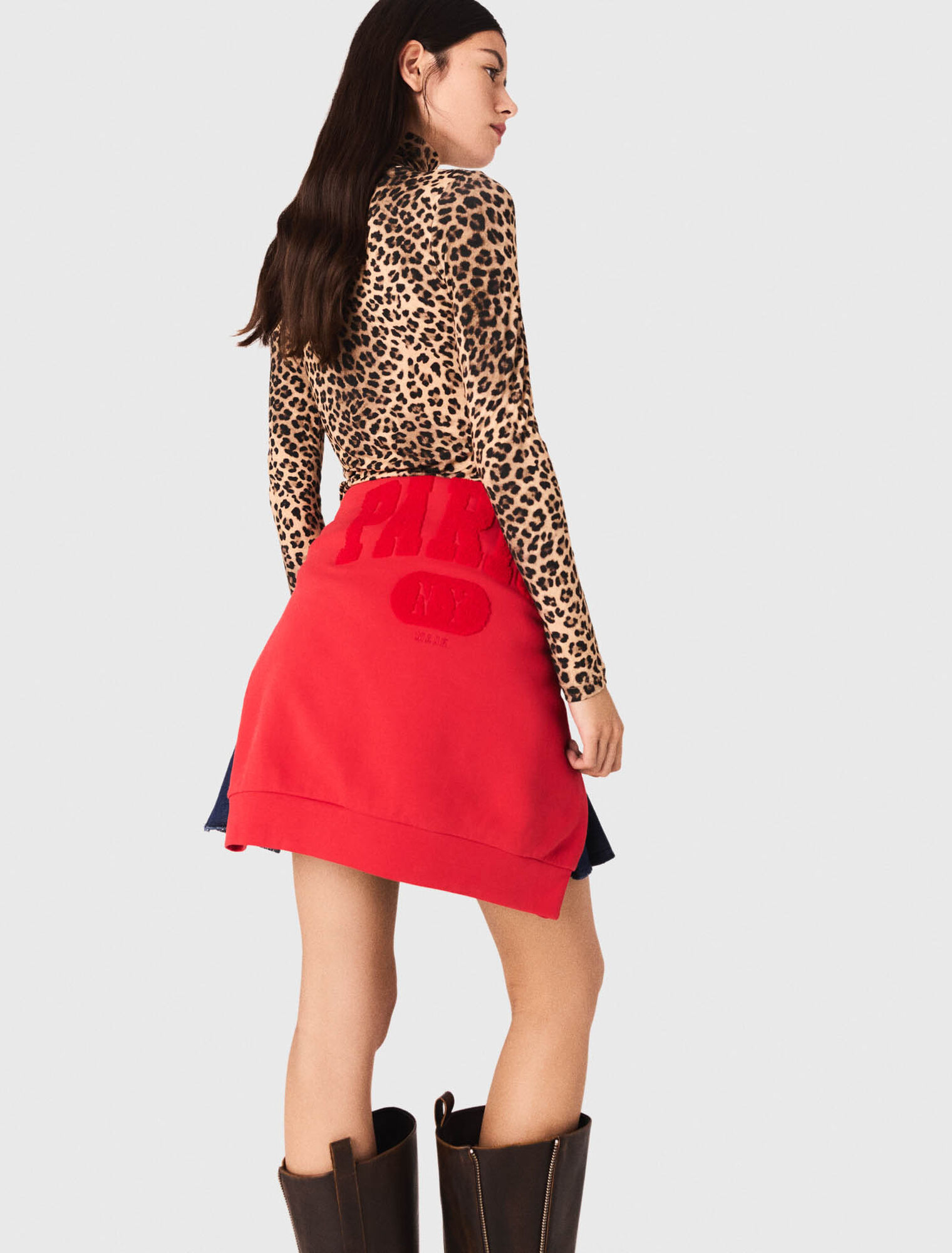 Tee shirt avec imprimé leopard