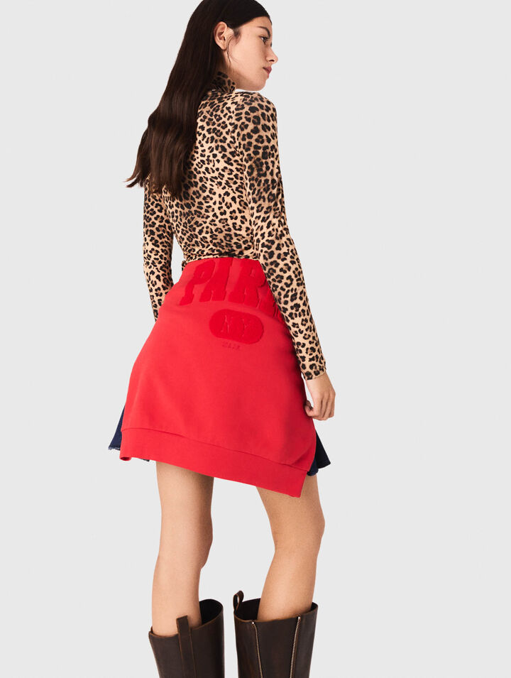 Tee shirt avec imprimé leopard