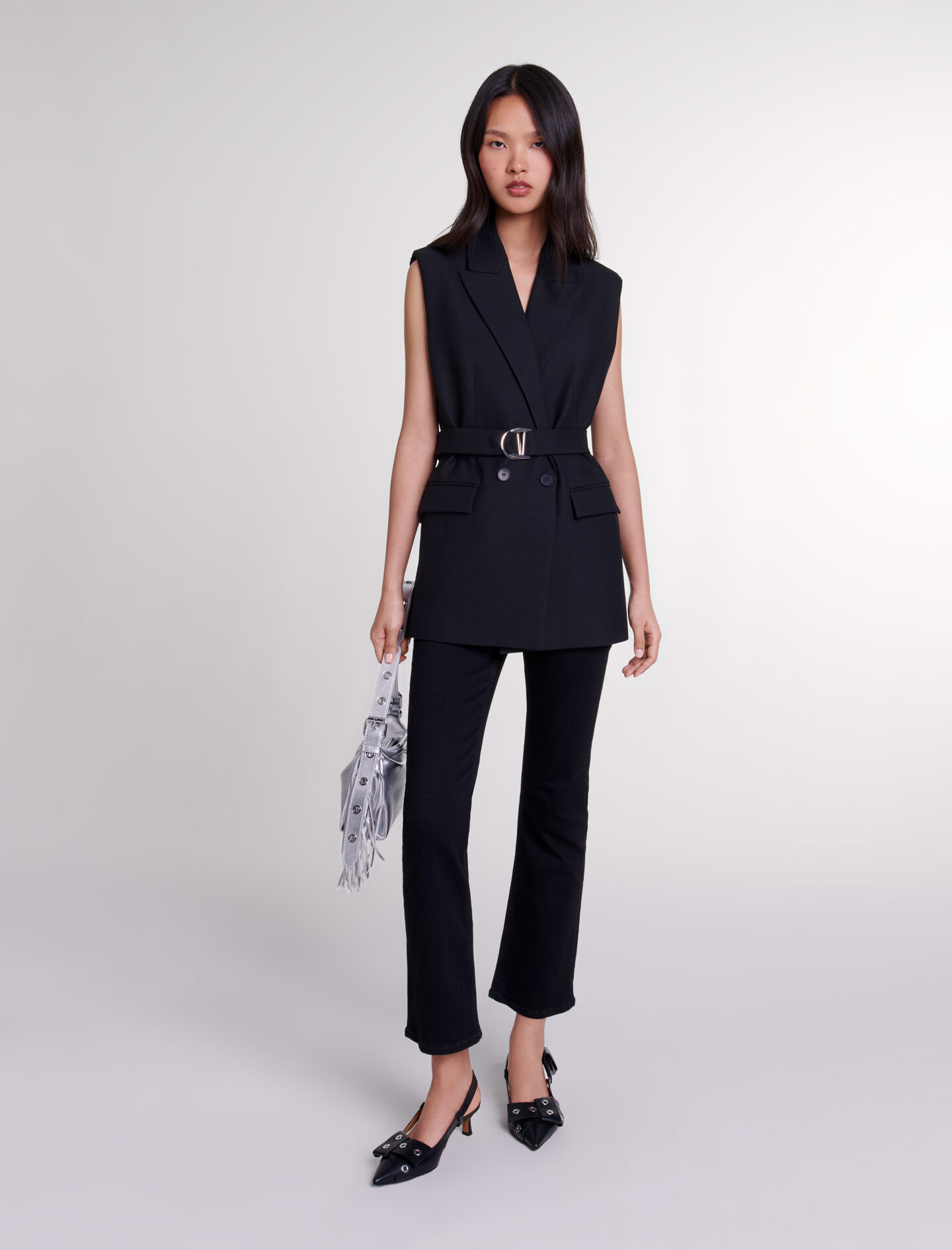 Veste de tailleur longue discount
