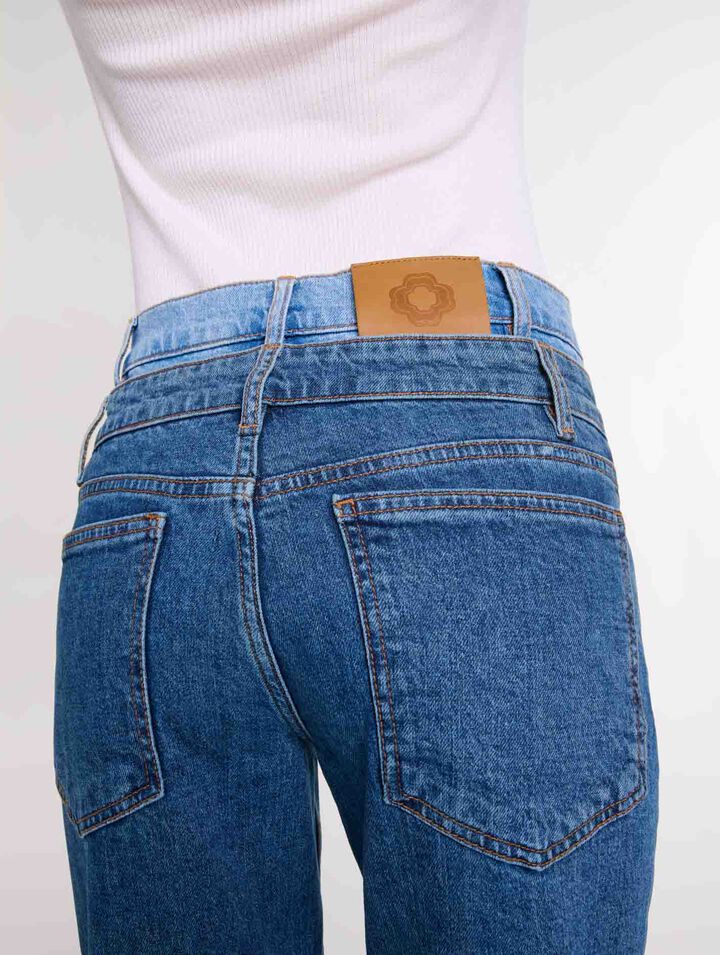 Jean double ceinture 